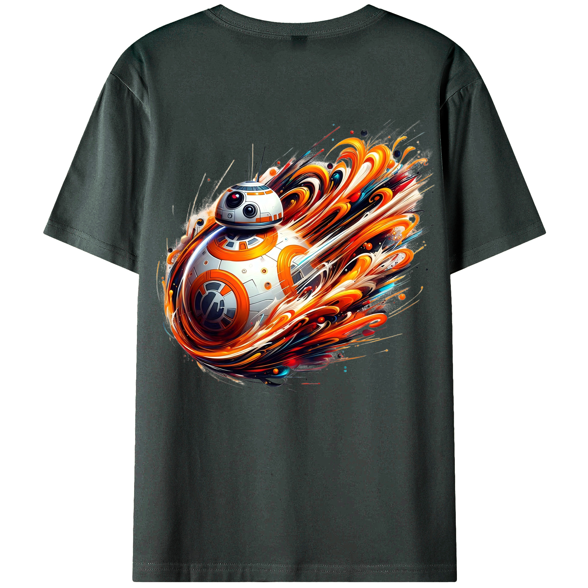 （画像用） スター・ウォーズ Star Wars 綿100％ メンズ半袖Tシャツ（バックプリント） 通気性